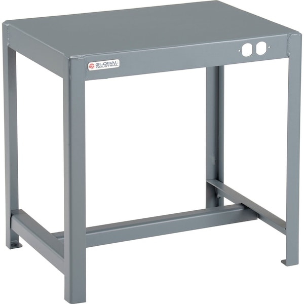 Deluxe Machine Table, 12 Gauge Welded Top, 24W x 18D x 24H